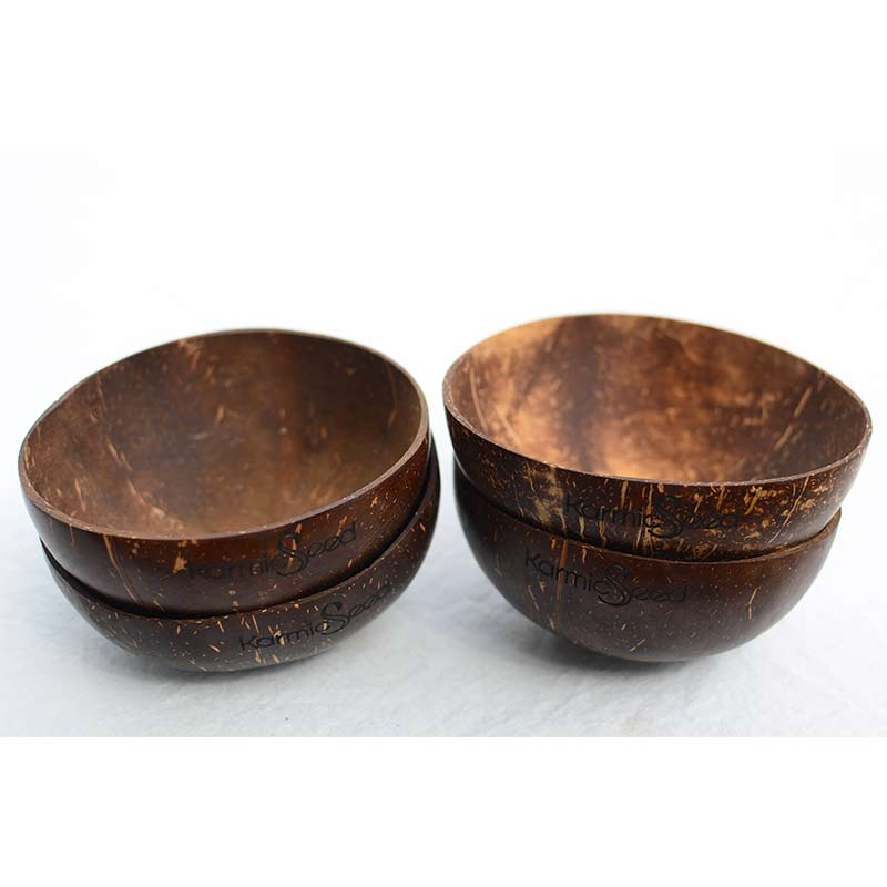 Handmade Coconut Bowls (Set of 4) - 40daY40nighT