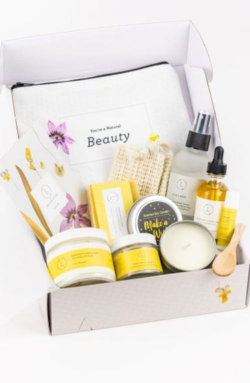 Citrus Care Package, Handmade Natural Bath and Body Gift Box, Thank You Gift,Mother's day Gift box, Holiday spa box - 40daY40nighT