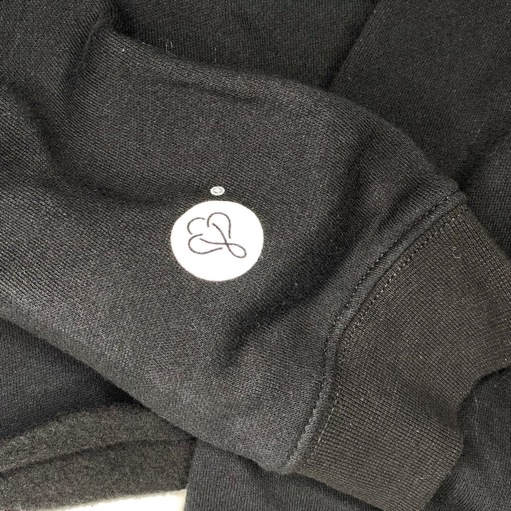 BIG LOViE CREWNECK SWEATSHIRT | BLACK - 40daY40nighT