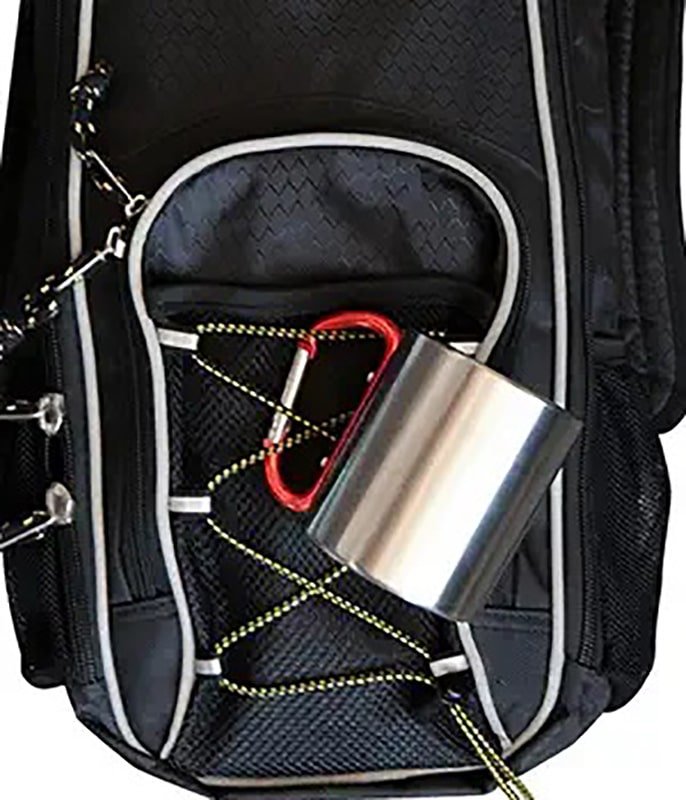 Stainless Steel Double Wall Carabiner Mug 10oz - 40daY40nighT