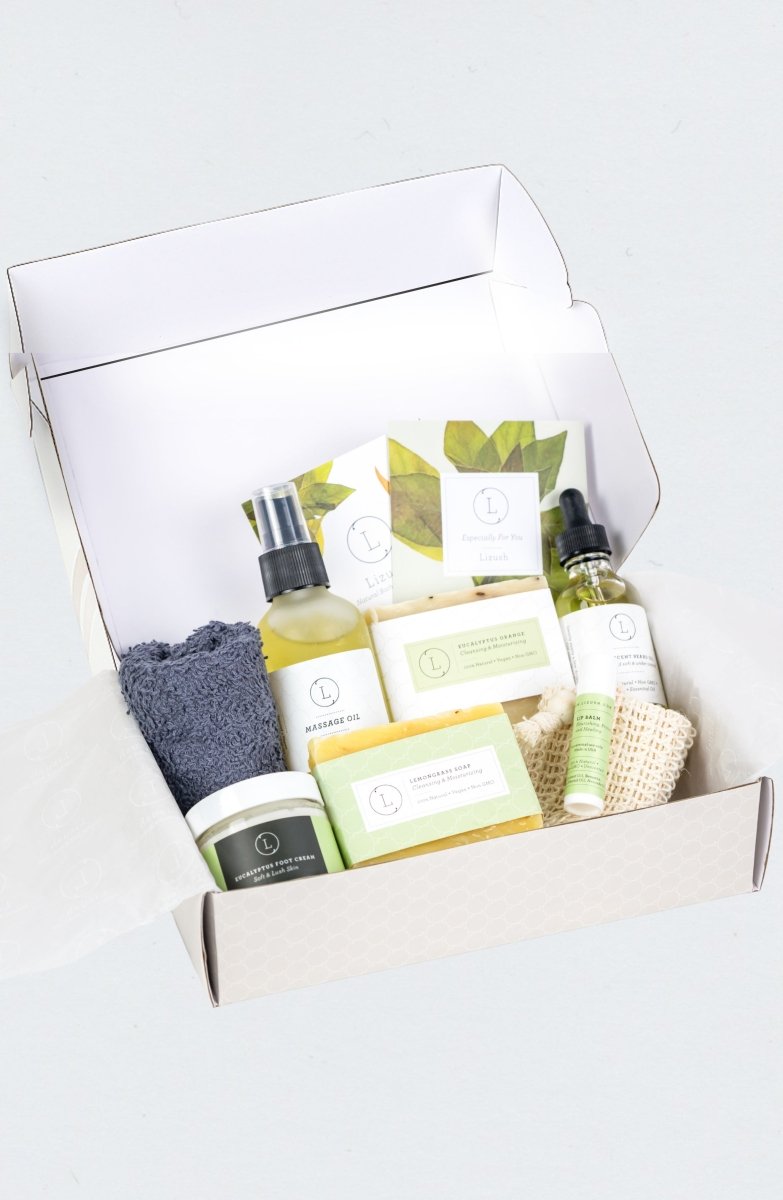 Father's Day Gift - Fresh earthy Natural skincare set, Eucalyptus Men Grooming kit - 40daY40nighT